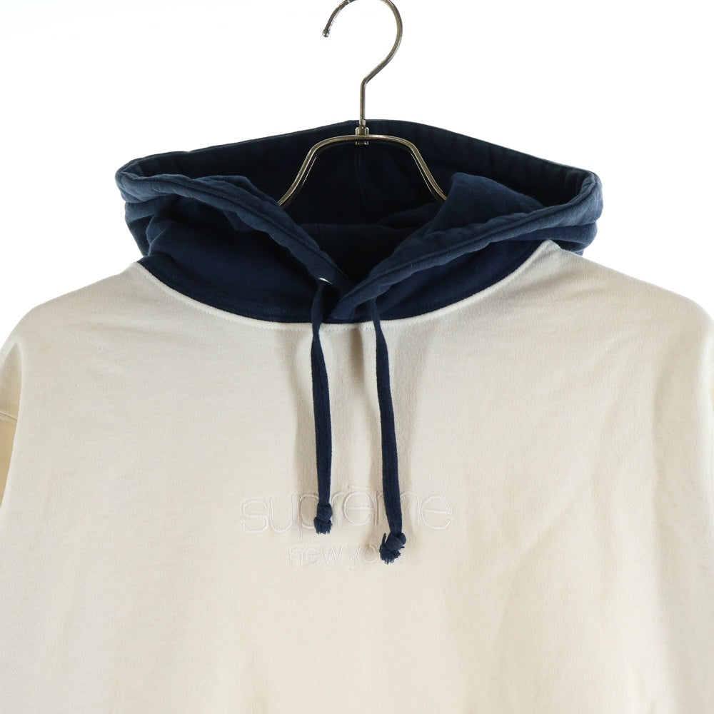 SUPREME(シュプリーム) 15SS Classic Logo Hooded Sweatshirt クラシックロゴ フーデッド スウェット パーカー ホワイト
