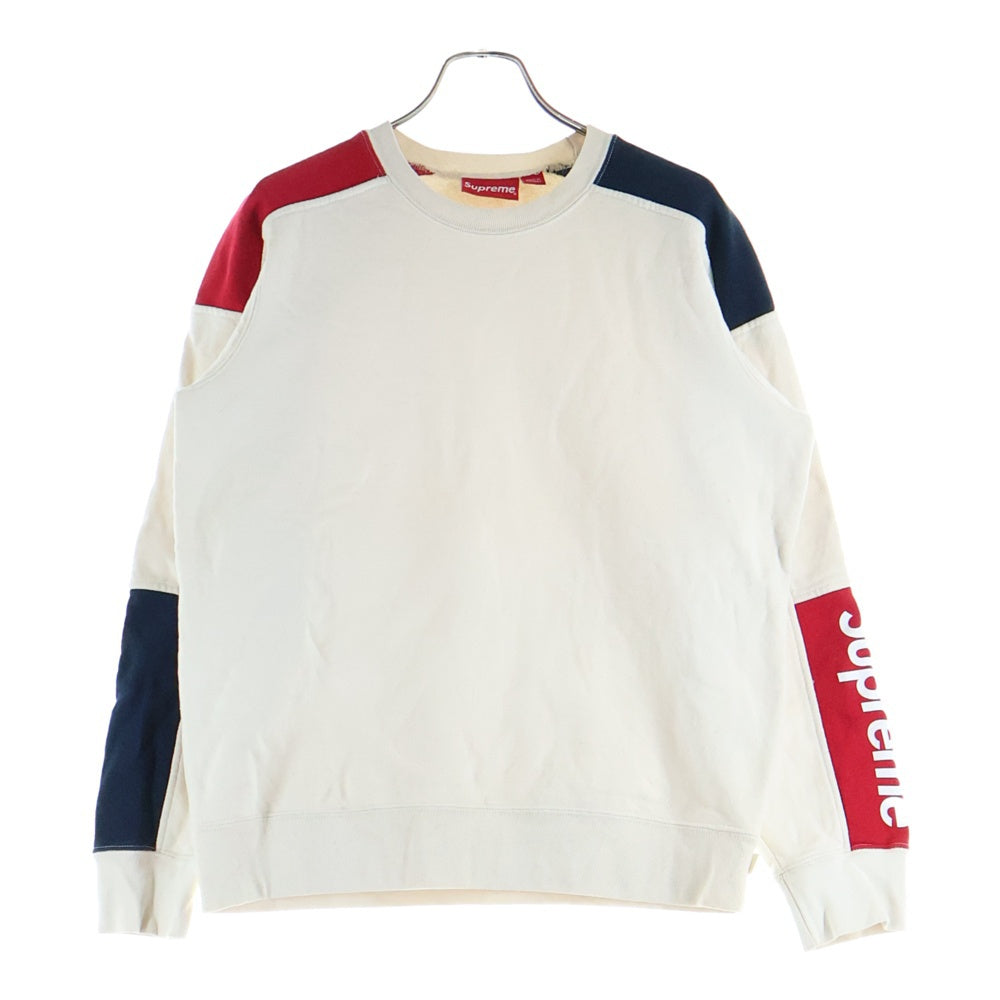 SUPREME(シュプリーム) 19SS Formula Crewneck フォーミュラ ロゴアームデザイン クルーネック スウェット トレーナー ベージュ