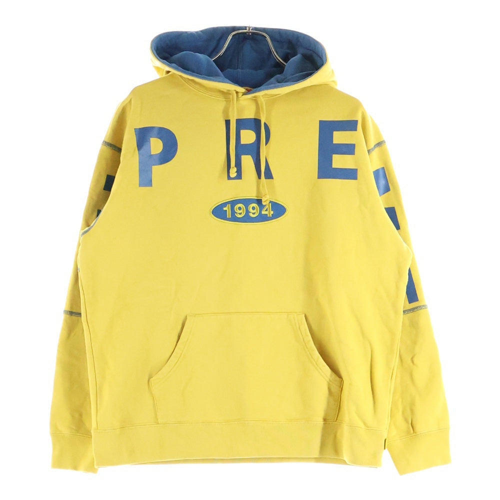 SUPREME(シュプリーム) 19AW Spread Logo Hooded Sweatshirt スプレッドロゴ フーデッド スウェット パーカー イエロー