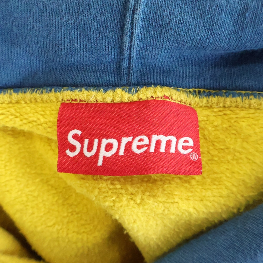 SUPREME(シュプリーム) 19AW Spread Logo Hooded Sweatshirt スプレッドロゴ フーデッド スウェット パーカー イエロー