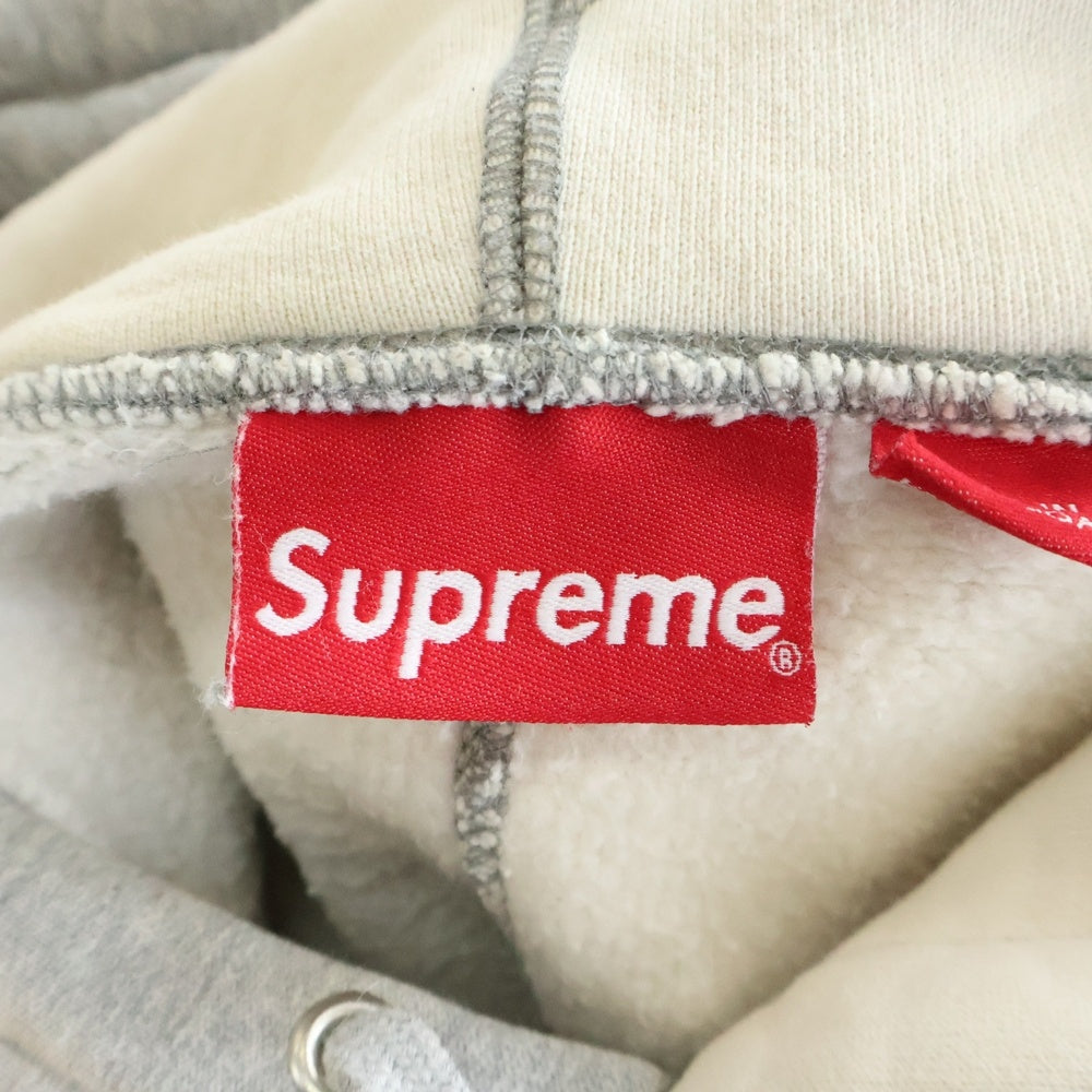 SUPREME(シュプリーム) 20AW Patchwork Hooded Sweatshirt パッチワークデザイン フーデッド スウェット パーカー ベージュ
