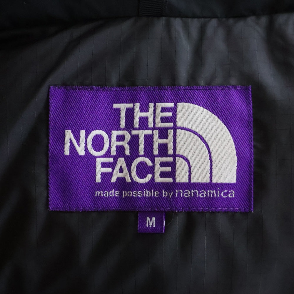 THE NORTH FACE PURPLE LABEL(ノースフェイスパープルレーベル) 19AW COLOR RIPSTOP NUPTSE JACKET カラー リップストップ ヌプシジャケット ブラック ND2979N