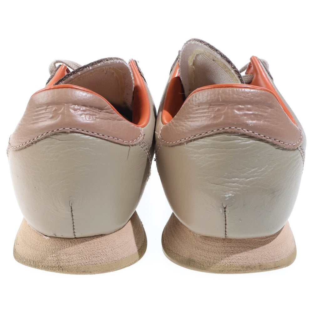 New Balance(ニューバランス) ×AURALEE MLC100AU COMP100 オーラリー シュリンクレザー ローカットスニーカー ブラウン US9/27cm
