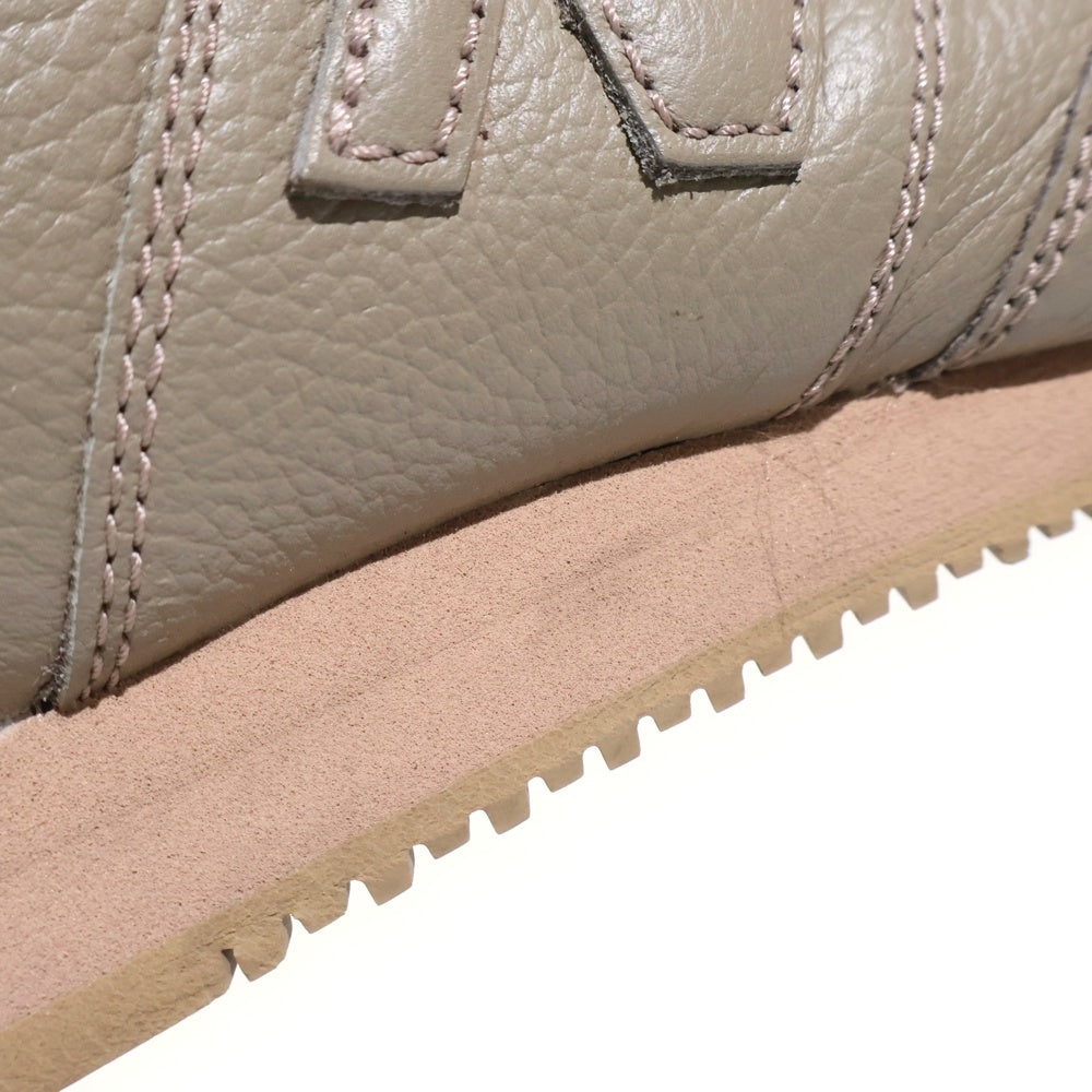 New Balance(ニューバランス) ×AURALEE MLC100AU COMP100 オーラリー シュリンクレザー ローカットスニーカー ブラウン US9/27cm