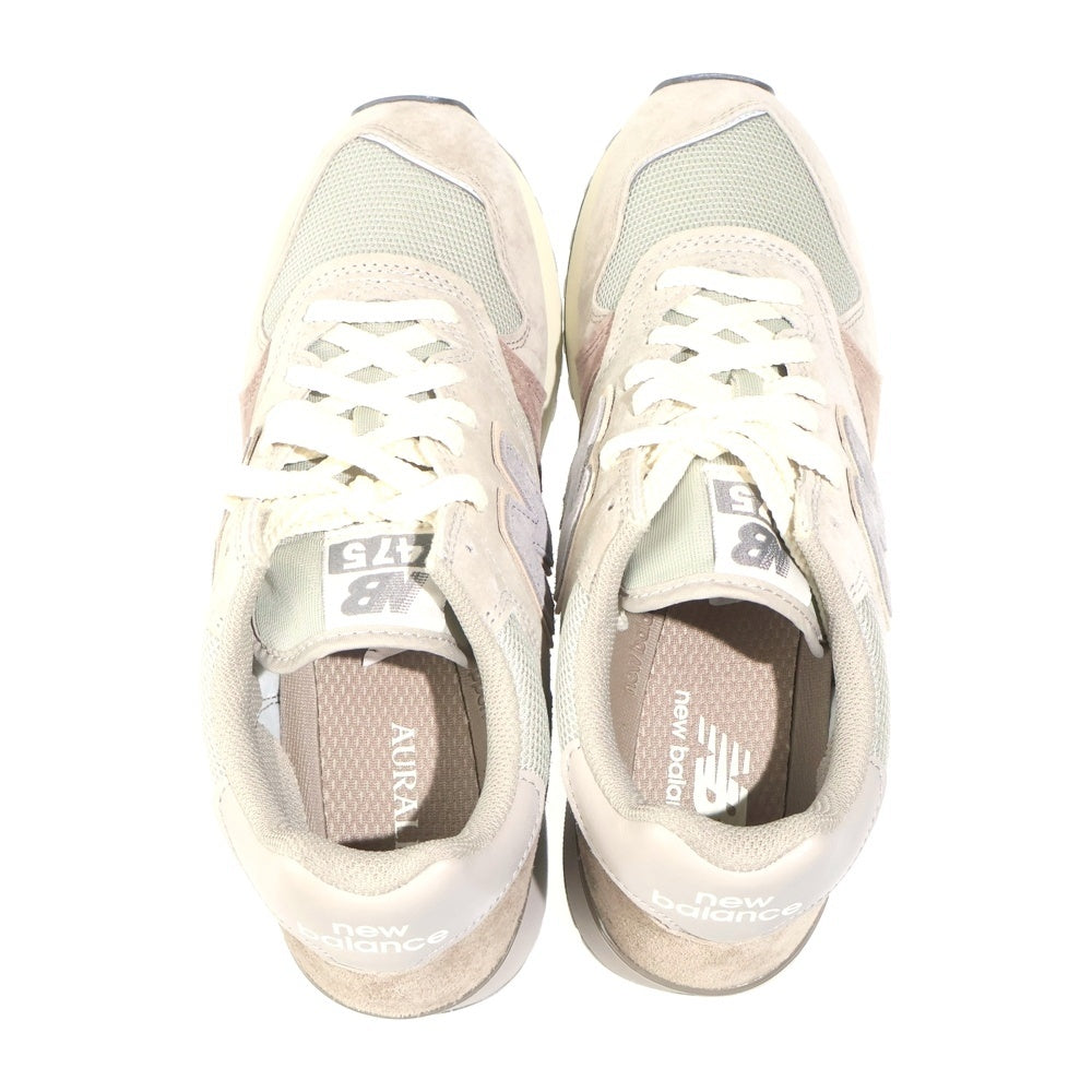 New Balance(ニューバランス) ×AURALEE U475AE オーラリー スエードレザー ローカットスニーカー グレー US9.5/27.5cm