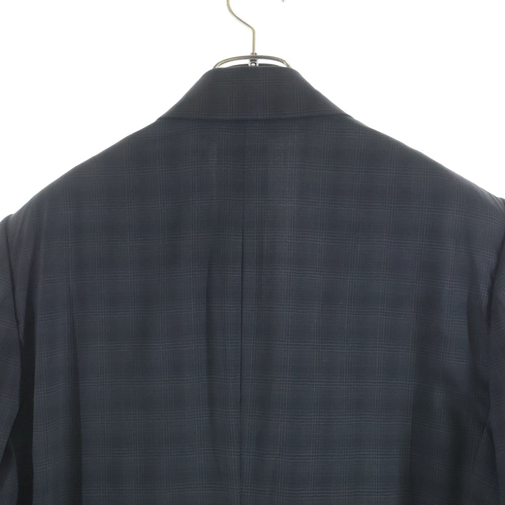 LITTLEBIG(リトルビッグ) 19SS グレンチェック ウール トレンチコート ブラック LB191-CT01