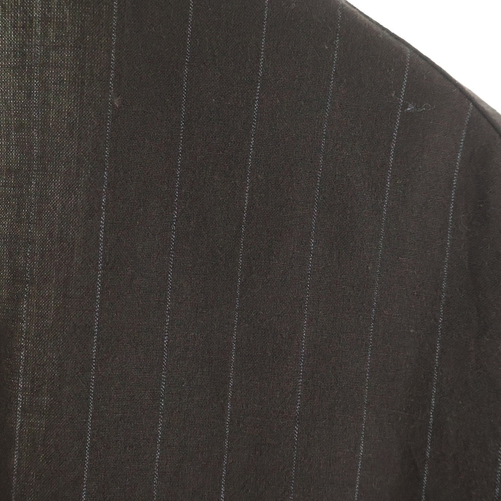 HOMELESS TAILOR(ホームレステイラー) 20AW SAMO JACKET サモ ストライプ シングルテーラードジャケット ブラウン HTK-20F-001
