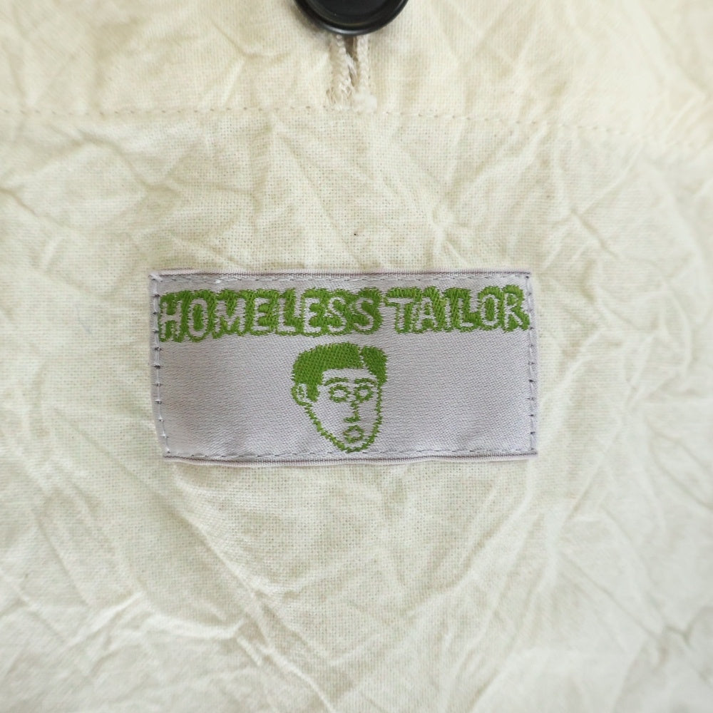 HOMELESS TAILOR(ホームレステイラー) 20AW SAMO JACKET サモ ストライプ シングルテーラードジャケット ブラウン HTK-20F-001