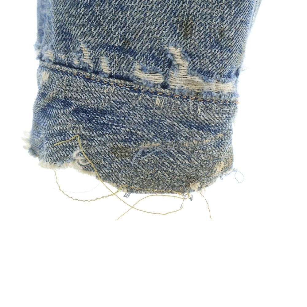 Levi's(リーバイス) 50-60S 517XX ボタン裏なし 裏地ブランケット USA製 両面タブ ビッグE 2ND 後期型 デニムトラッカージャケット インディゴ