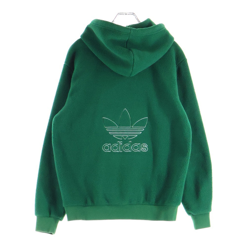 adidas(アディダス) Polar Fleece Pullover Hoodie Originals ポーラーフリース プルオーバーフーディー パーカー グリーン GE5213
