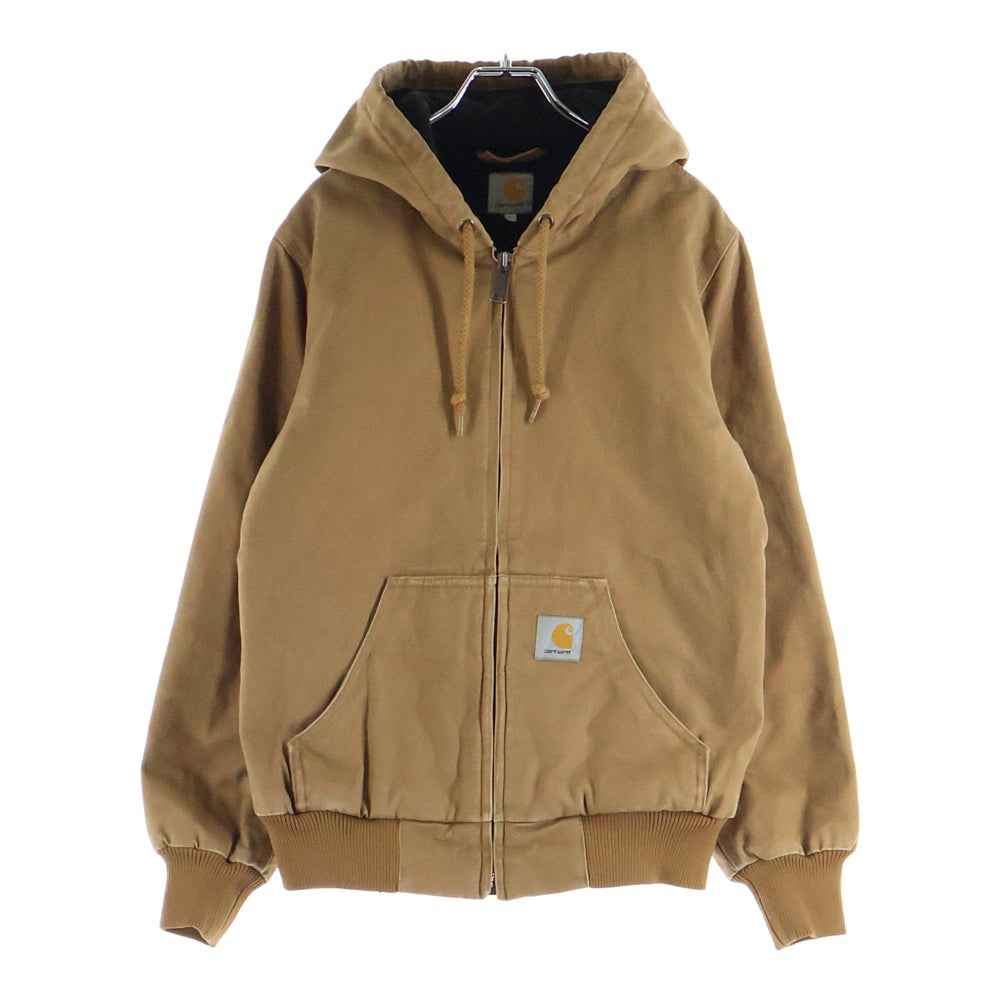 Carhartt WIP(カーハート ダブリューアイピー) ACTIVE JACKET アクティブ ダックキャンバス フーデッドジャケット ブラウン