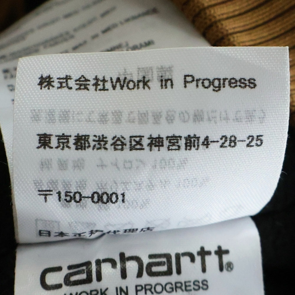 Carhartt WIP(カーハート ダブリューアイピー) ACTIVE JACKET アクティブ ダックキャンバス フーデッドジャケット ブラウン