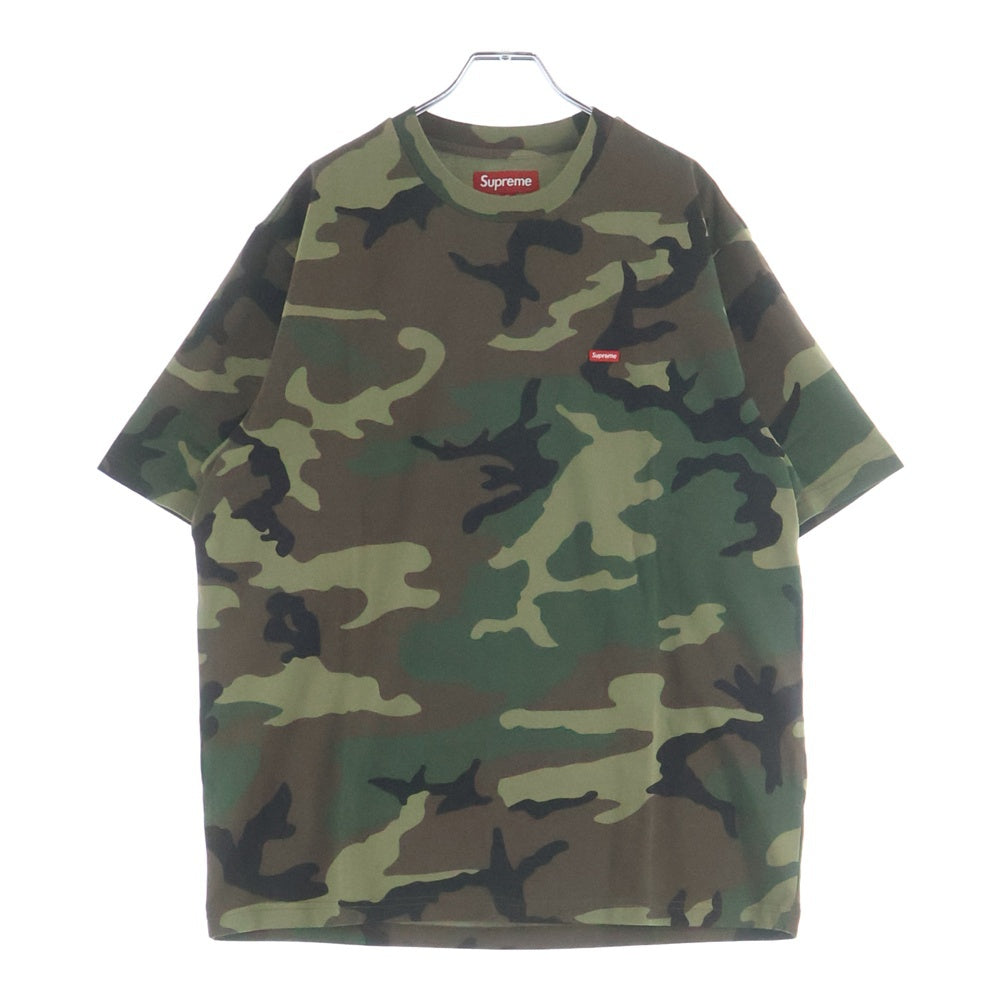 SUPREME(シュプリーム) 25SS Small Box Tee Woodland Camo ウッドランドカモ スモールボックスロゴ クルーネック 半袖Tシャツ カットソー カーキ