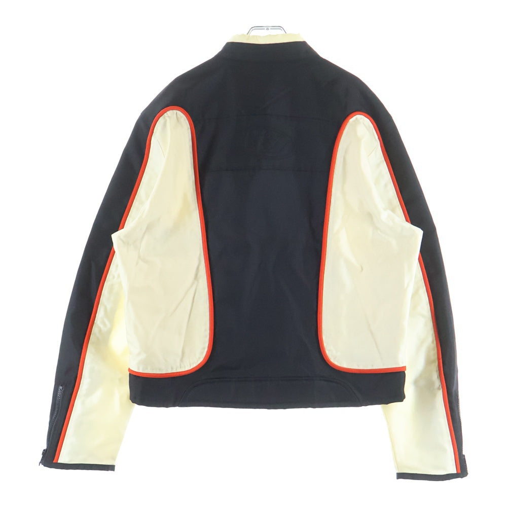 DIESEL(ディーゼル) BIKER JACKET マルチポケット オーバルロゴデザイン バイカージャケット ベージュ A06132