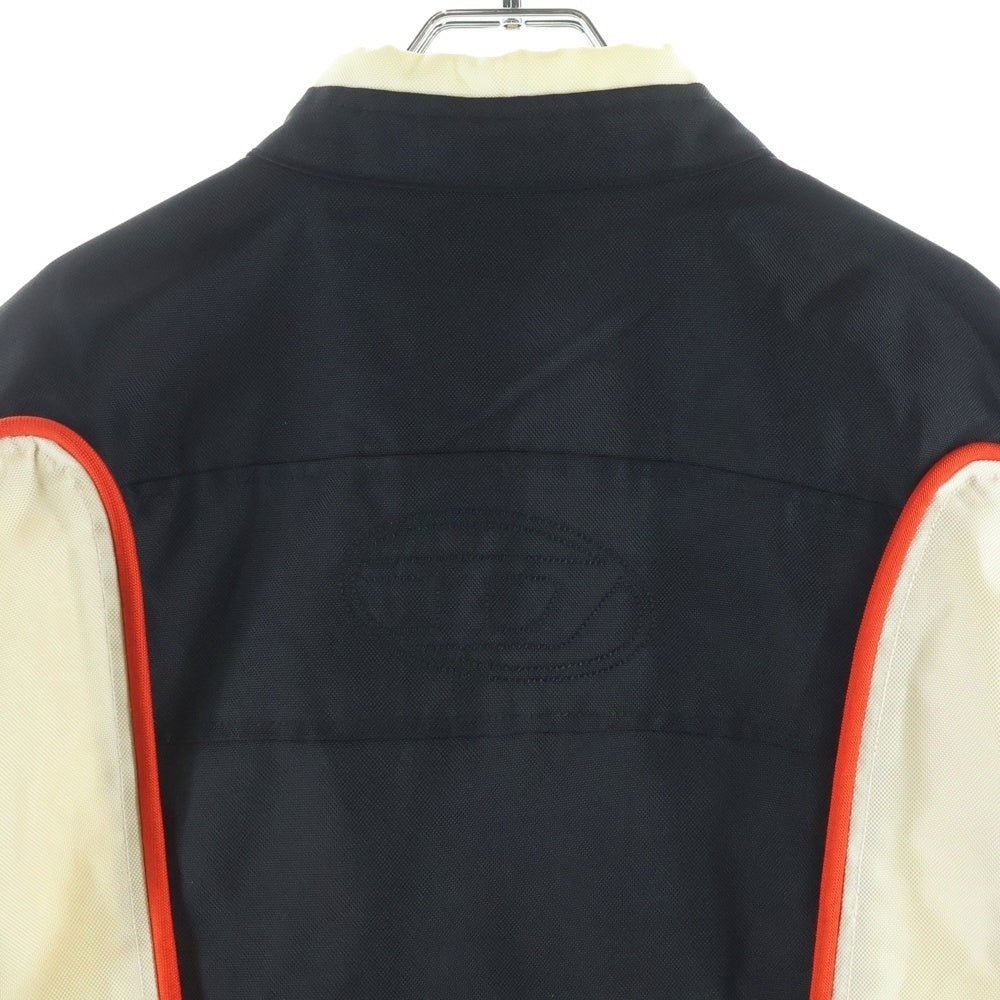 DIESEL(ディーゼル) BIKER JACKET マルチポケット オーバルロゴデザイン バイカージャケット ベージュ A06132