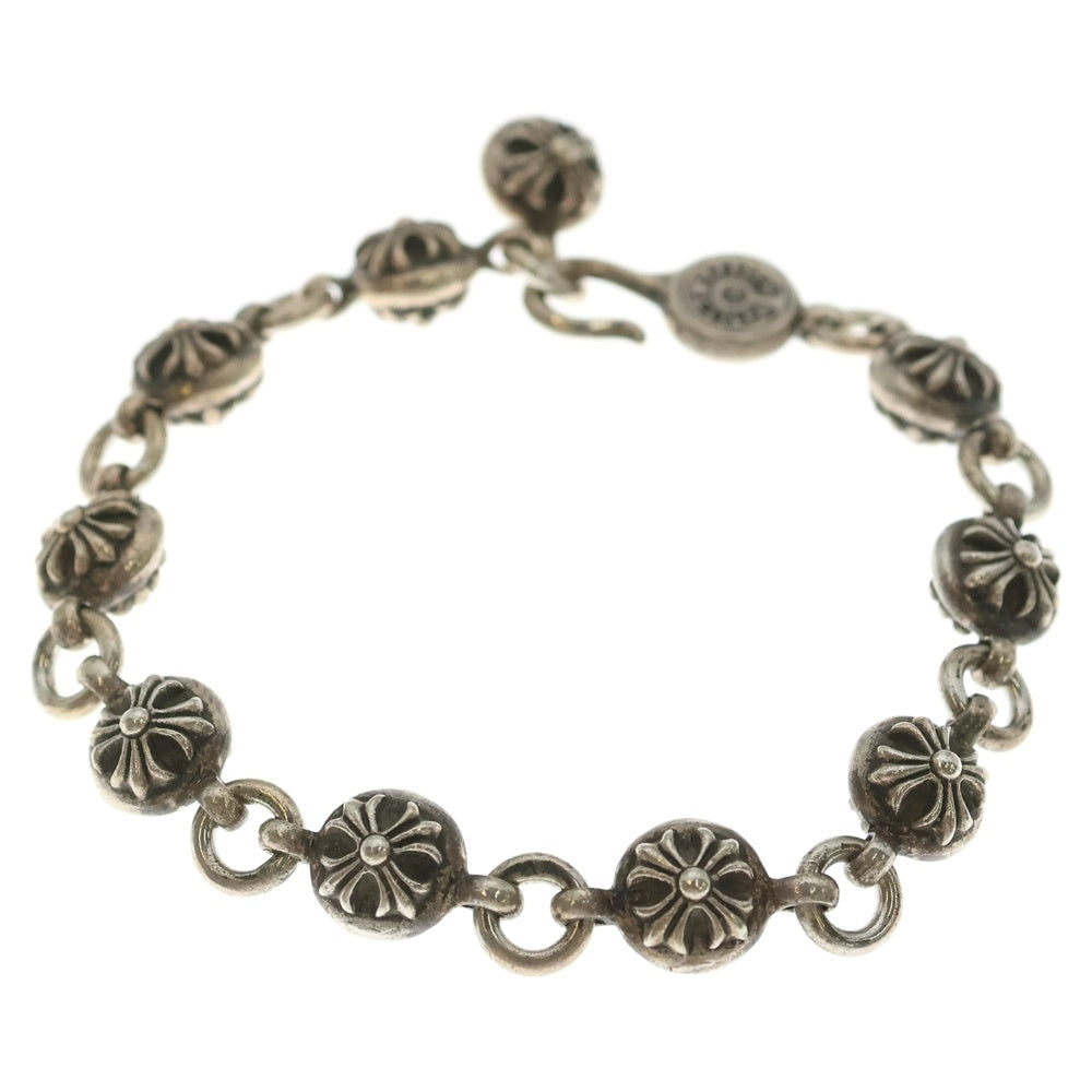 CHROME HEARTS(クロムハーツ) NO2 BALL #2クロスボールブレスレット シルバー BCA176
