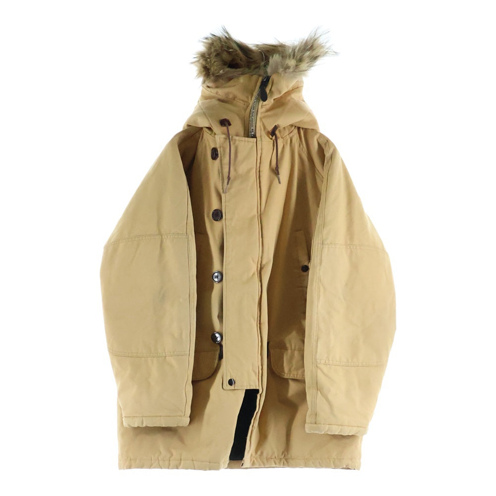 SPIEWAK(スピーワック) GOLDEN FLEECE N-3B ゴールデンフリース ファーフーデッド ミリタリージャケット ベージュ