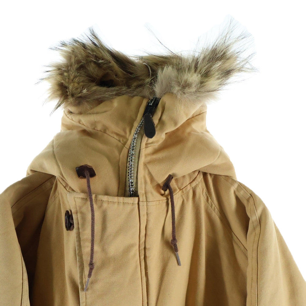 SPIEWAK(スピーワック) GOLDEN FLEECE N-3B ゴールデンフリース ファーフーデッド ミリタリージャケット ベージュ