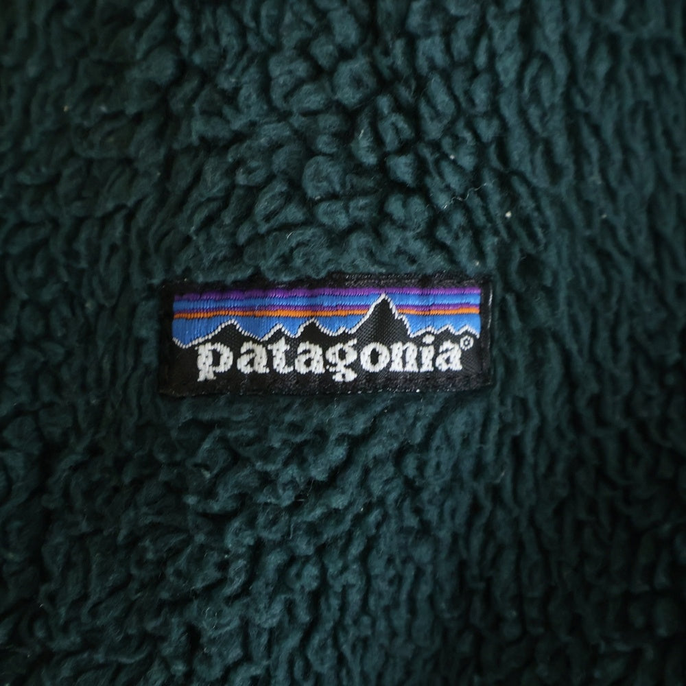 PATAGONIA(パタゴニア) 90S VINTAGE RETRO-X PEF ヴィンテージ レトロ エックス ロゴデザイン ボアベスト グリーン W714F