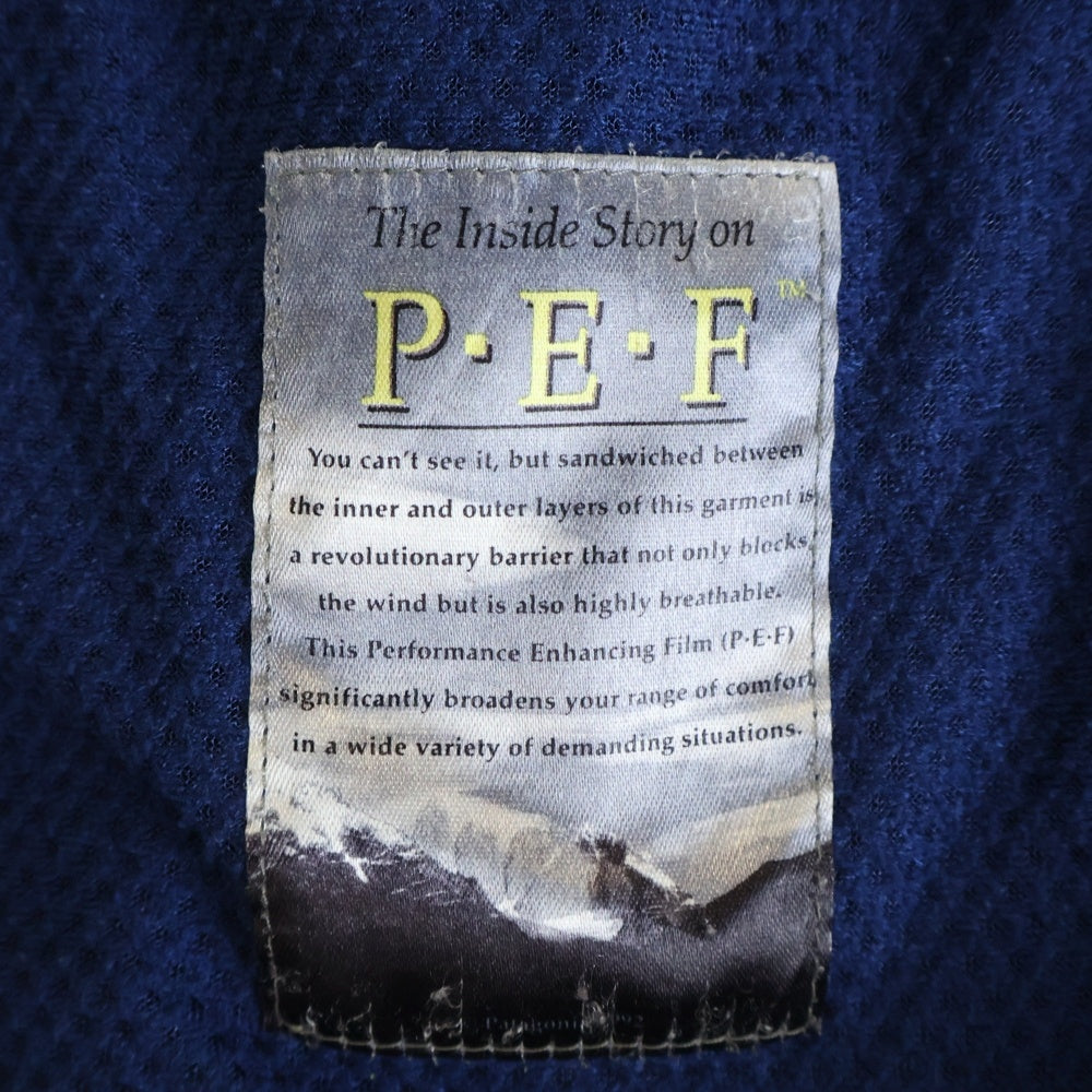 PATAGONIA(パタゴニア) 90S VINTAGE RETRO-X PEF ヴィンテージ レトロ エックス ロゴデザイン ボアベスト グリーン W714F