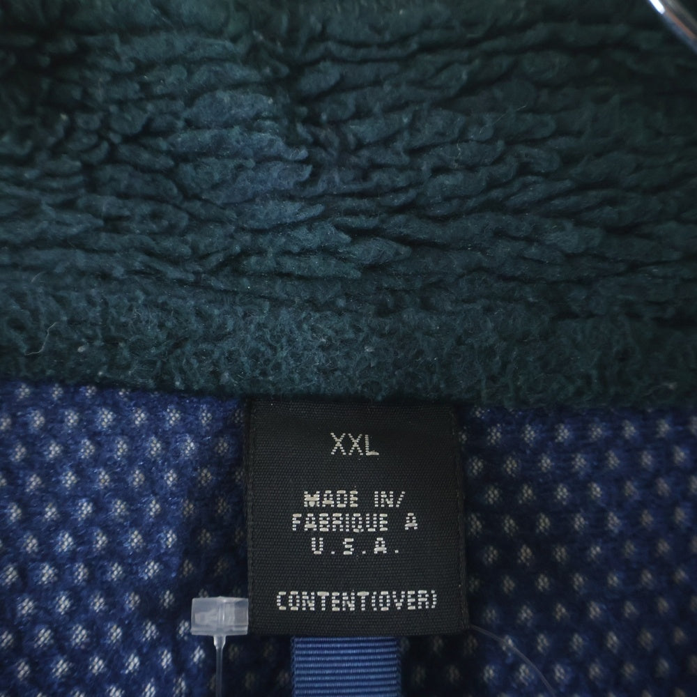 PATAGONIA(パタゴニア) 90S VINTAGE RETRO-X PEF ヴィンテージ レトロ エックス ロゴデザイン ボアベスト グリーン W714F