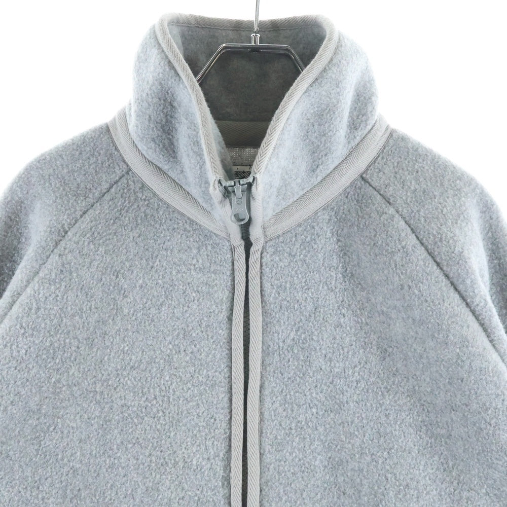 c.e cav empt(シーイー) 25SS FLEECE ZIP UP アームロゴデザイン ダブルポケット ジップアップ フリースジャケット グレー CES27CS28