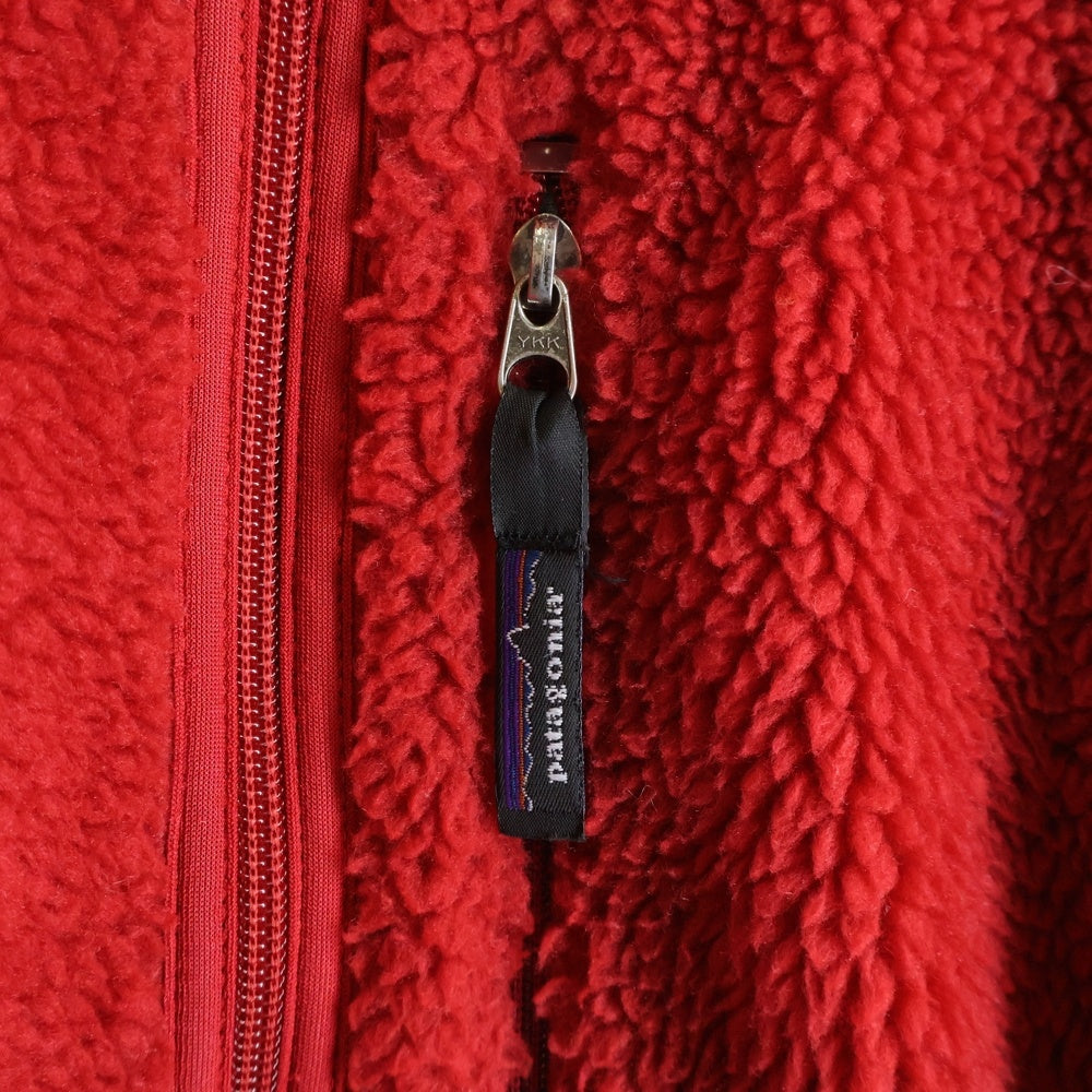 PATAGONIA(パタゴニア) 90S VINTAGE CLASSIC RETRO FLEECE JACKET クラシックレトロ ロゴデザイン フリースジャケット レッド W778F