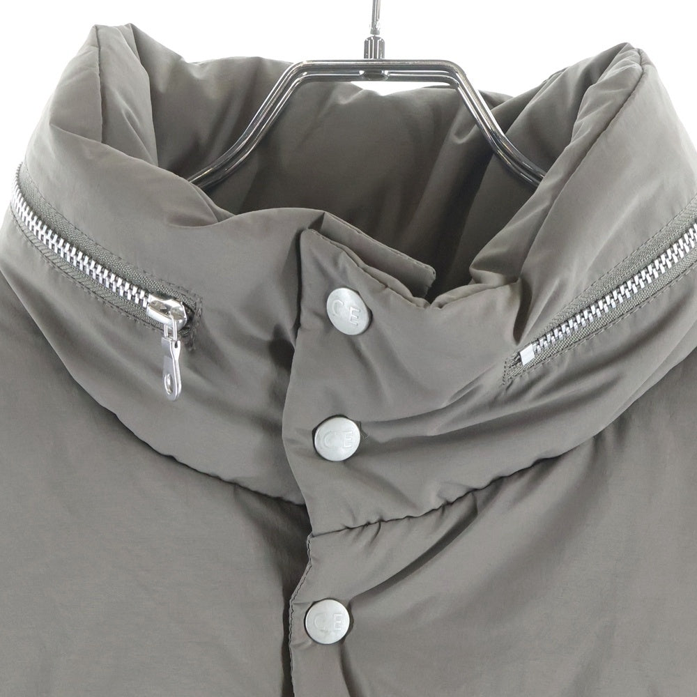 c.e cav empt(シーイー) WAVE STITCH PUFF JACKET ウェーブ ロゴステッチデザイン 中綿ジャケット グレー CES28JK02