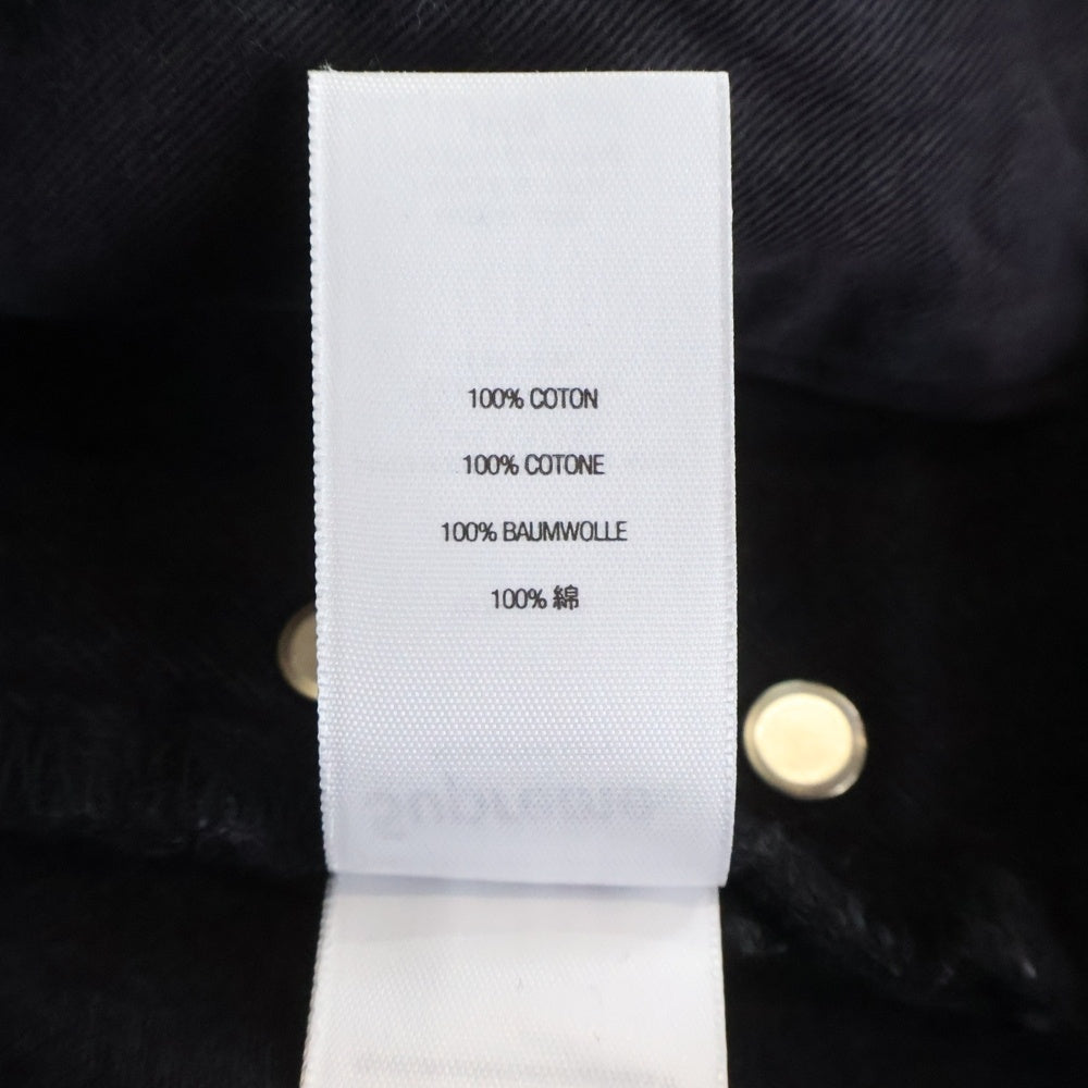 SUPREME(シュプリーム) Distressed Loose Fit Selvedge Jean ディストレスト ルーズ フィット セルビッジ ジーンズ ボタンフライ 5ポケットデニムパンツ ブラック