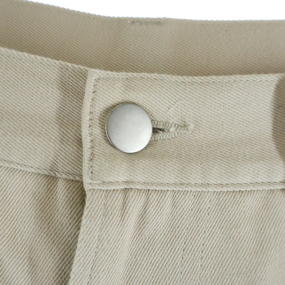 YOKE(ヨーク) 21AW 5P STRAGHT GURKHA DENIM TROUSERS ストレート グルカデニムトラウザーズ ベージュ YK21AW0258P