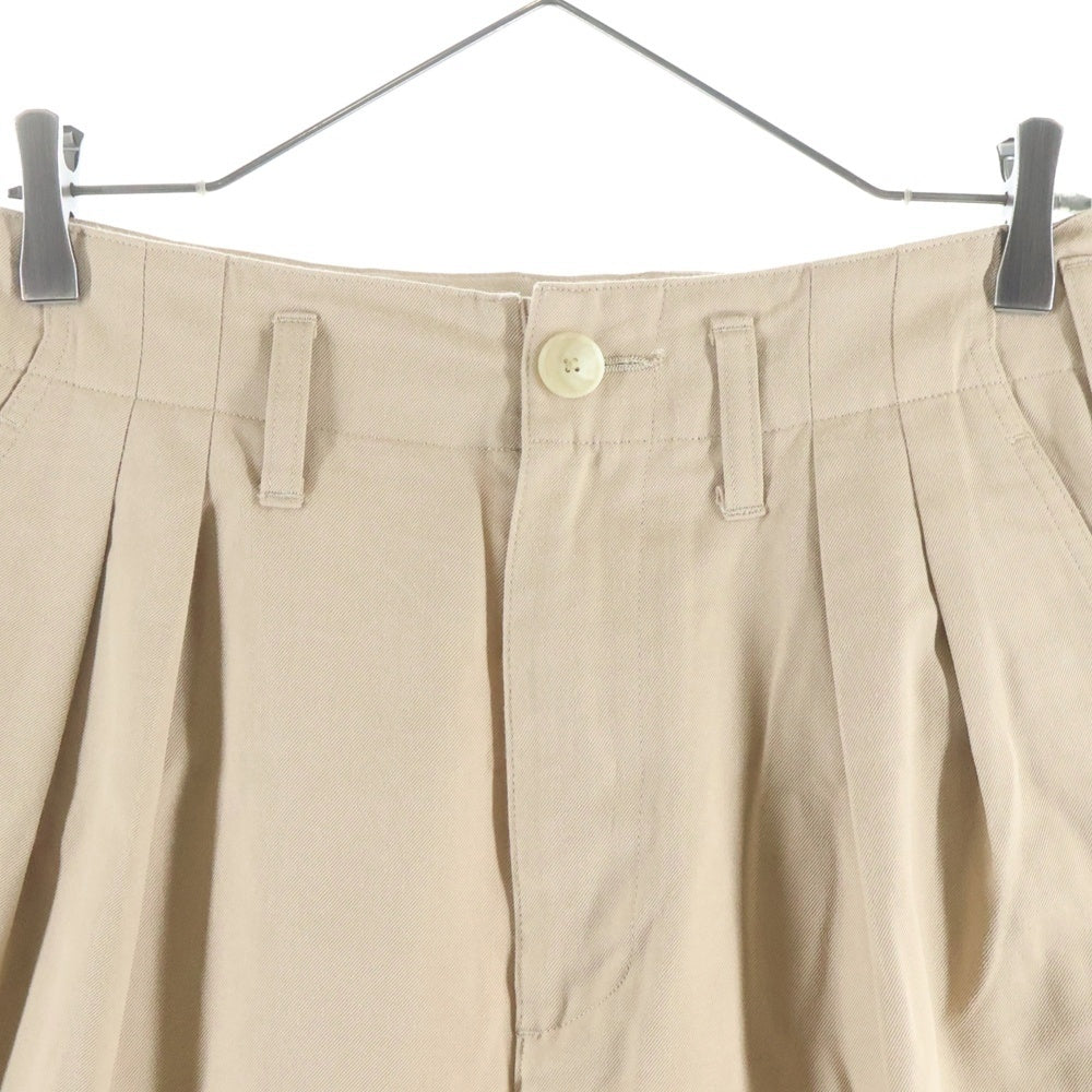 AURALEE(オーラリー) 22AW SUPER FINE WOOL COTTON TWILL SLACKS スーパーファインウール コットンツイル スラックスパンツ ベージュ A22AS02CW