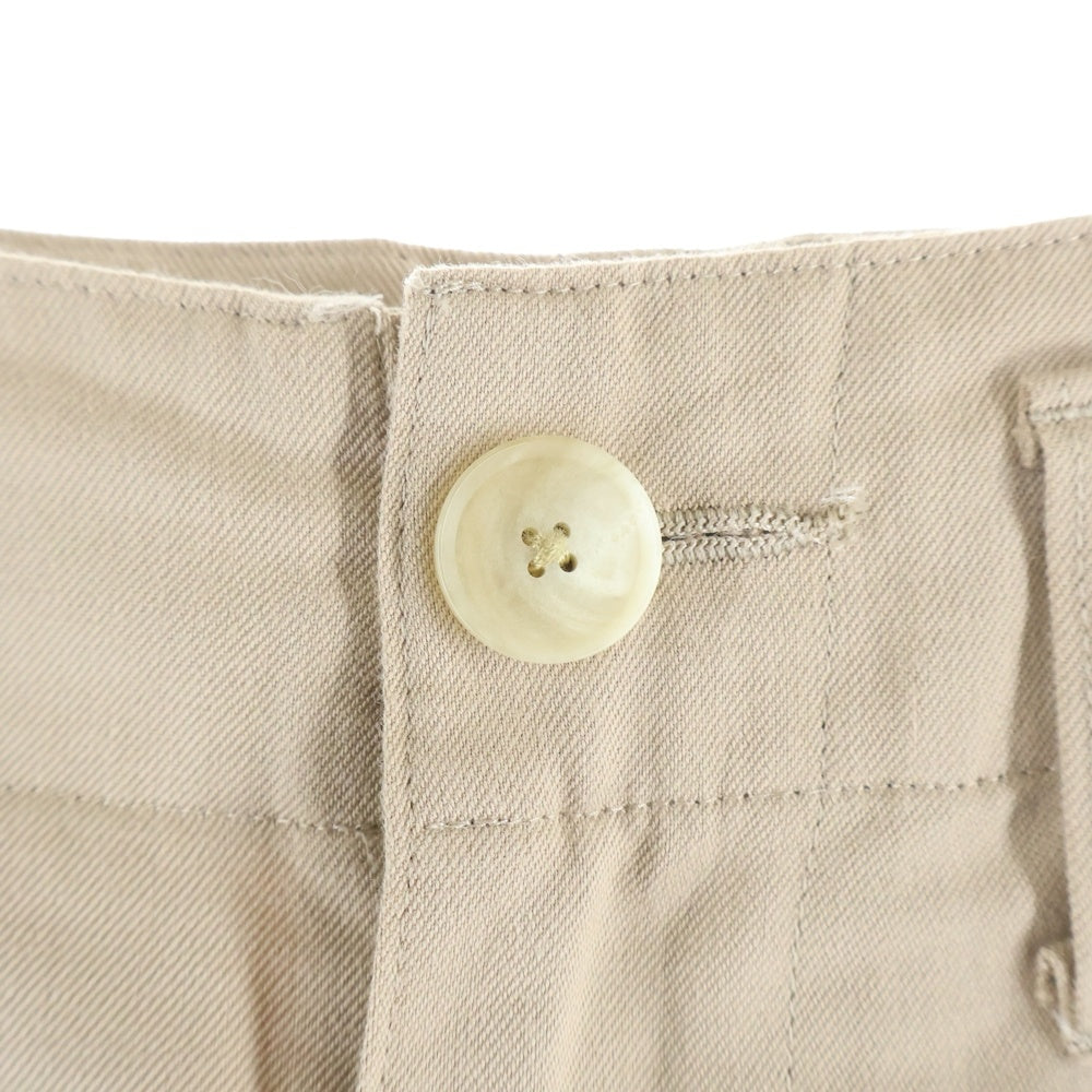 AURALEE(オーラリー) 22AW SUPER FINE WOOL COTTON TWILL SLACKS スーパーファインウール コットンツイル スラックスパンツ ベージュ A22AS02CW