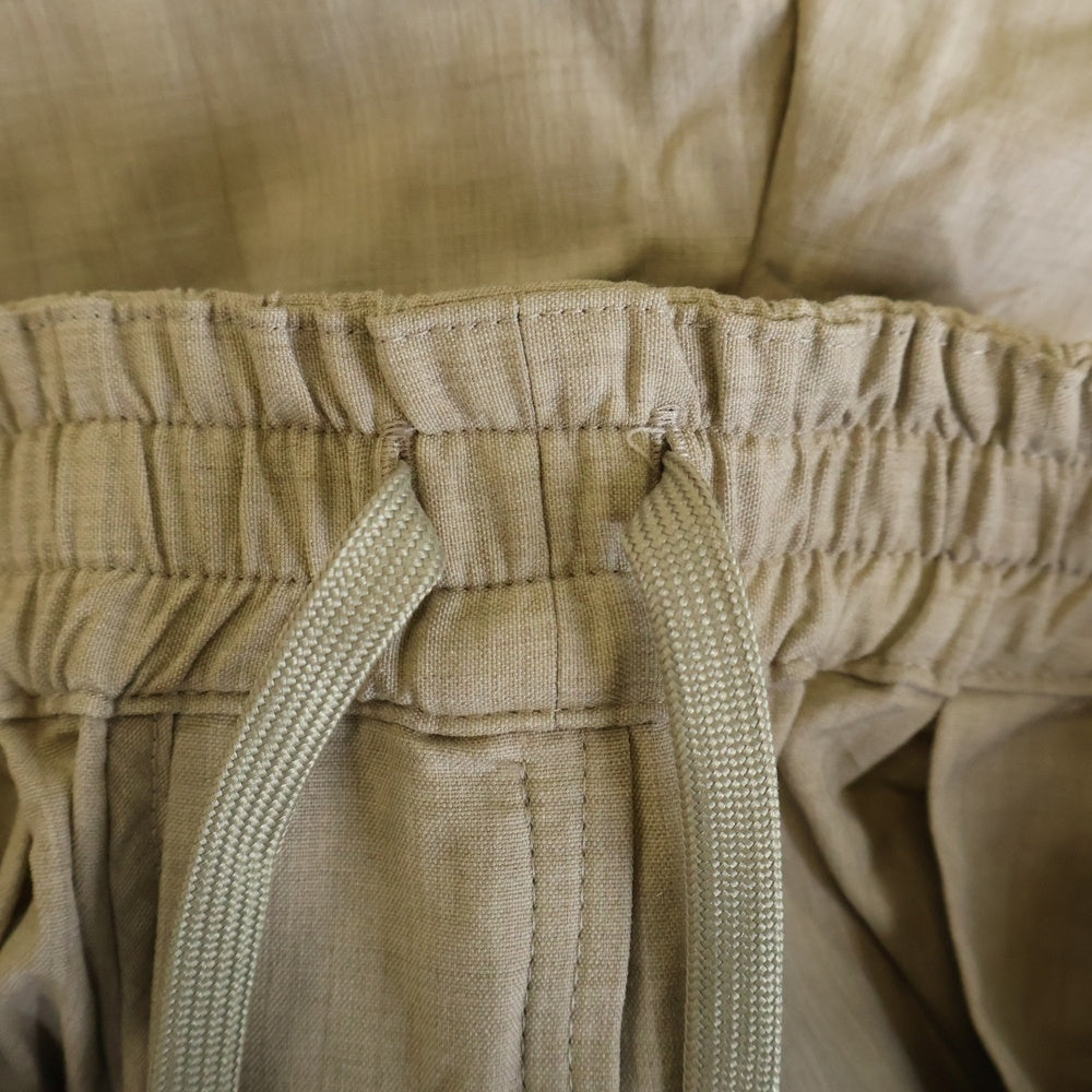 AURALEE(オーラリー) 24AW HIGH COUNT WOOL POPLIN PANTS ハイカウント ウールポプリン パンツ ベージュ A24SP03WP