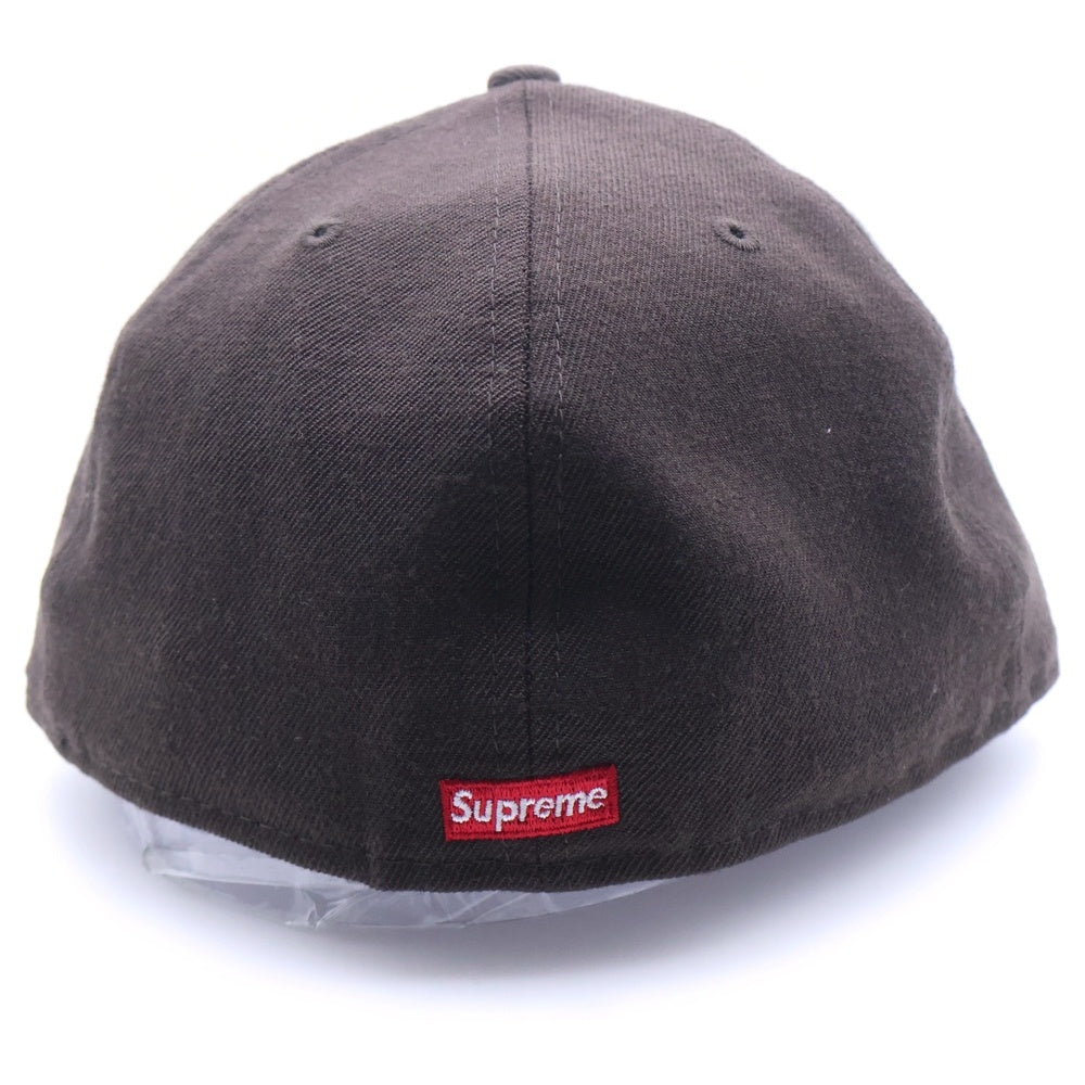 SUPREME(シュプリーム) 18AW ×NEW ERA Classic Script ニューエラ クラシックスクリプト キャップ 帽子 ブラウン