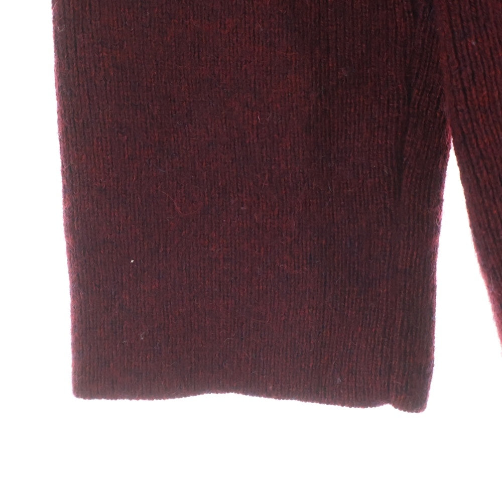 BALENCIAGA(バレンシアガ) カシミヤ スナップボタン カーディガン セーター バーガンディー