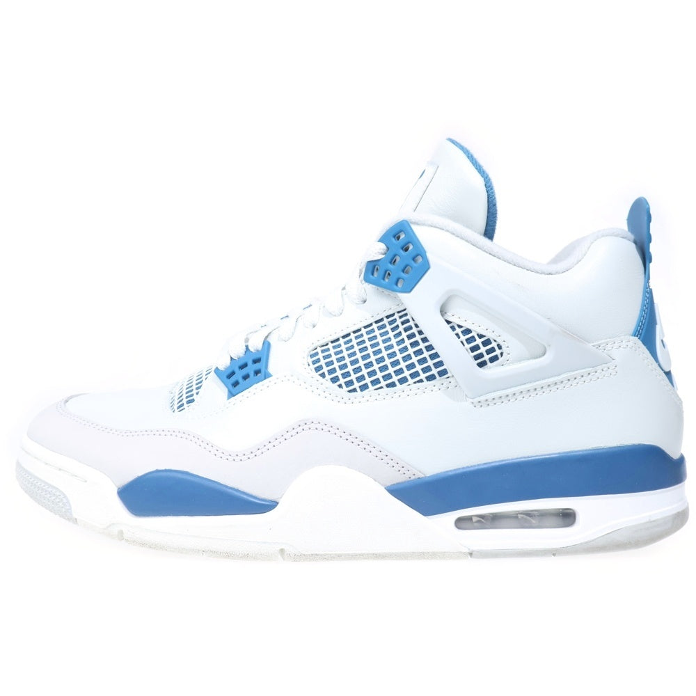 NIKE(ナイキ) AIR JORDAN 4 RETRO INDUSTRIAL BLUE エアジョーダン4 レトロ インダストリアルブルー ミッドカットスニーカー ホワイト/ブルー US12/30cm FV5029-141