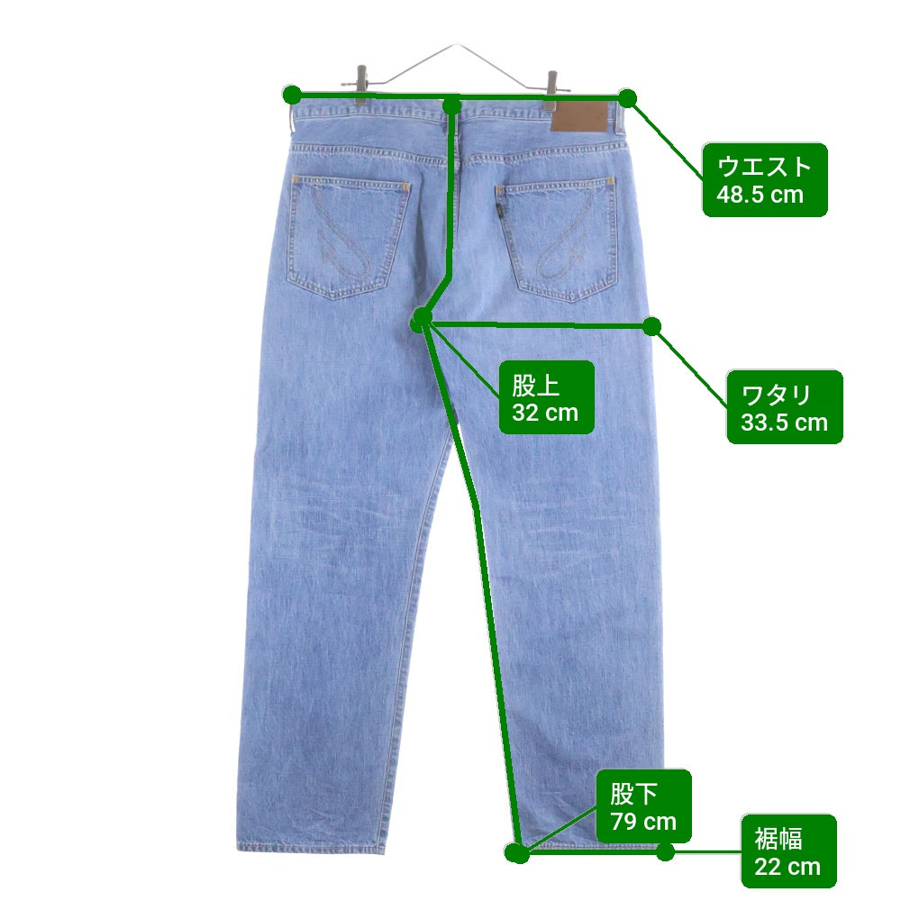 RATS(ラッツ) 25SS USED LIGHT DENIM PANTS ユーズド ライト デニム パンツ インディゴ 25'RD-0212