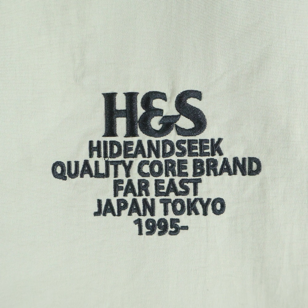 Hideandseek(ハイドアンドシーク) 25AW TRACK PANT インナーメッシュ ナイロン トラックパンツ カーキ HP-080225