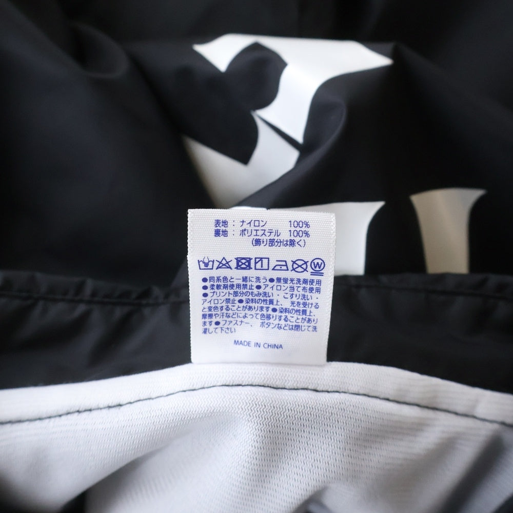 RATS(ラッツ) 24AW ×TAT 30TH COACH JACKET 背面プリント スナップボタン ナイロン コーチジャケット ブラック 7059-01