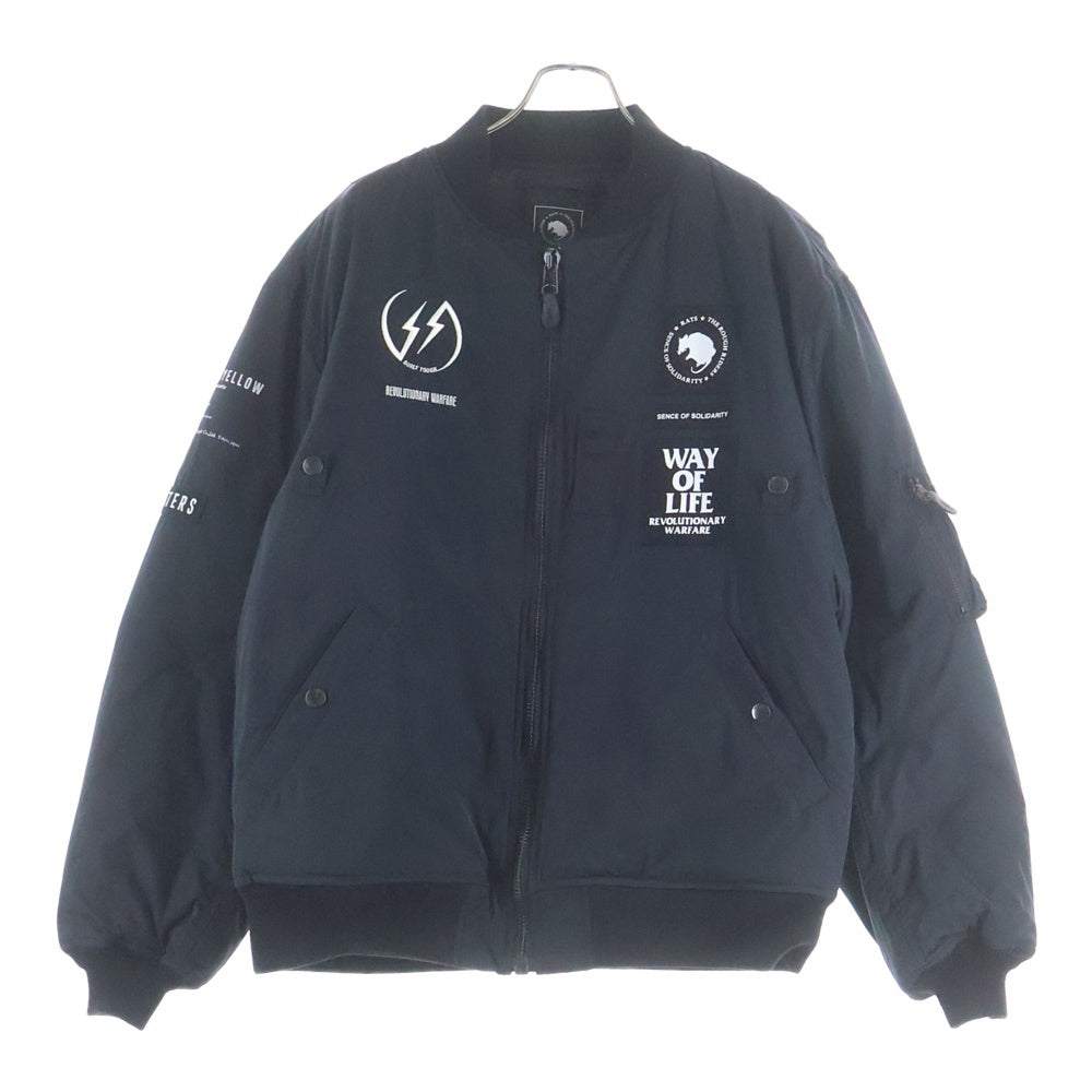 RATS(ラッツ) 25AW MA-1 ジップアップ ミリタリーボンバージャケット ブラック 25'RJ-1105