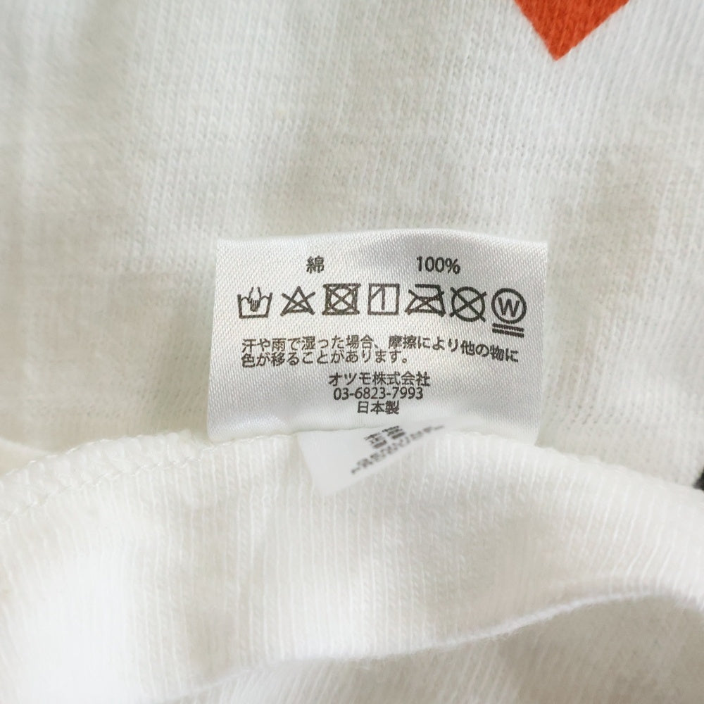 HUMAN MADE(ヒューマンメイド) フロントロゴデザイン クルーネック カットソー 半袖Tシャツ ホワイト
