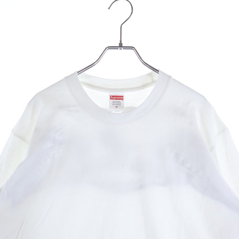 SUPREME(シュプリーム) 25AW ×ANTIHERO Eagle L/S Tee アンタイヒーロー イーグルデザイン クルーネック カットソー 長袖Tシャツ ホワイト
