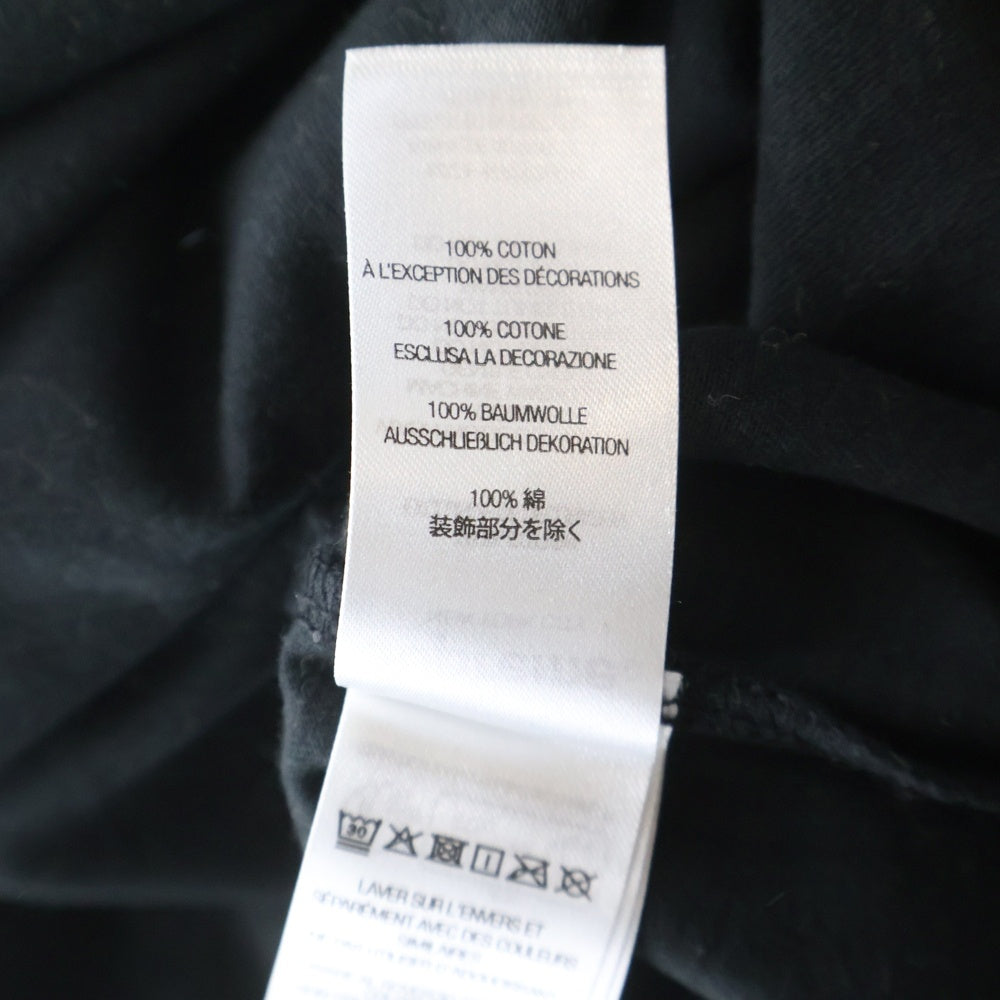 SUPREME(シュプリーム) 25AW ×NUMBER (N)INE Mickey Raglan L/S Top ナンバーナイン ミッキー ラグランスリーブ クルーネック カットソー 長袖Tシャツ ブラック