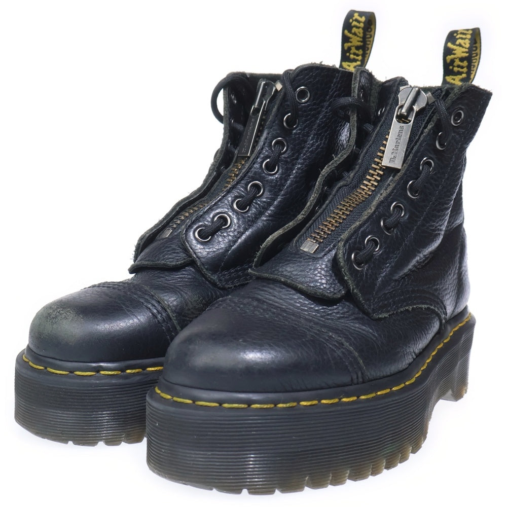 Dr.Martens(ドクターマーチン) SINCLAIR シンクレア 8ホール フロントジップ ジャングルブーツ レディース ブラック