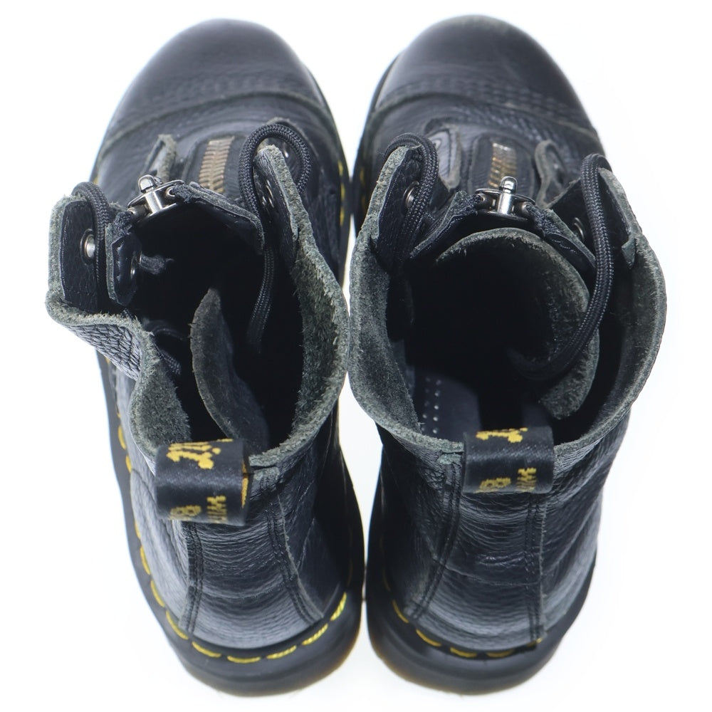 Dr.Martens(ドクターマーチン) SINCLAIR シンクレア 8ホール フロントジップ ジャングルブーツ レディース ブラック