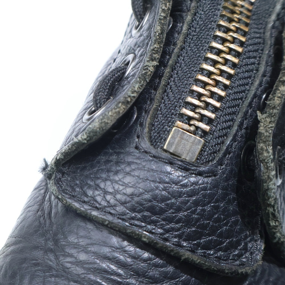 Dr.Martens(ドクターマーチン) SINCLAIR シンクレア 8ホール フロントジップ ジャングルブーツ レディース ブラック