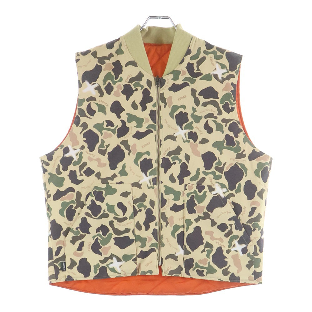 AVIREX(アヴィレックス) REVERSIBLE DUCK CAMO VEST リバーシブル ダックカモ ベスト マルチカラー 783-4257001