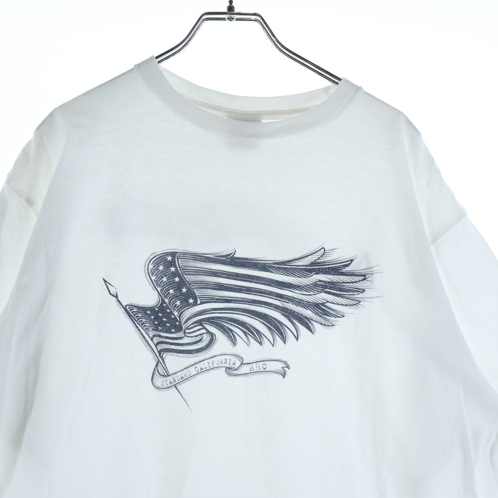RHC Ron Herman(アールエイチシー ロンハーマン) ×STANDARD CALIFORNIA KOMY TEE スタンダード カリフォルニア コミー クルーネック半袖Tシャツ カットソー ホワイト