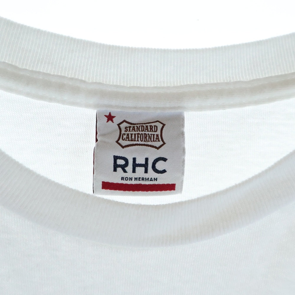 RHC Ron Herman(アールエイチシー ロンハーマン) ×STANDARD CALIFORNIA KOMY TEE スタンダード カリフォルニア コミー クルーネック半袖Tシャツ カットソー ホワイト