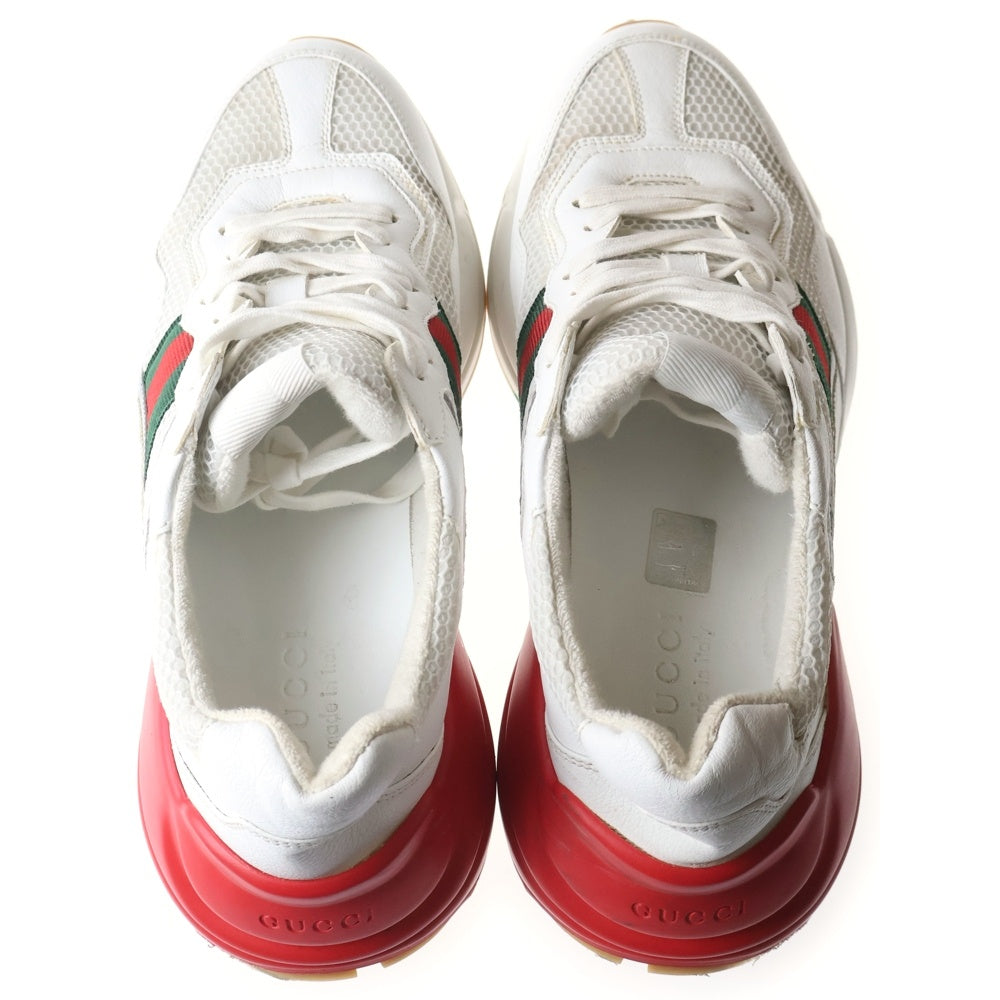 GUCCI(グッチ) RYHTON SHERRY LINE ライトン シェリーライン ローカットスニーカー ホワイト 643491